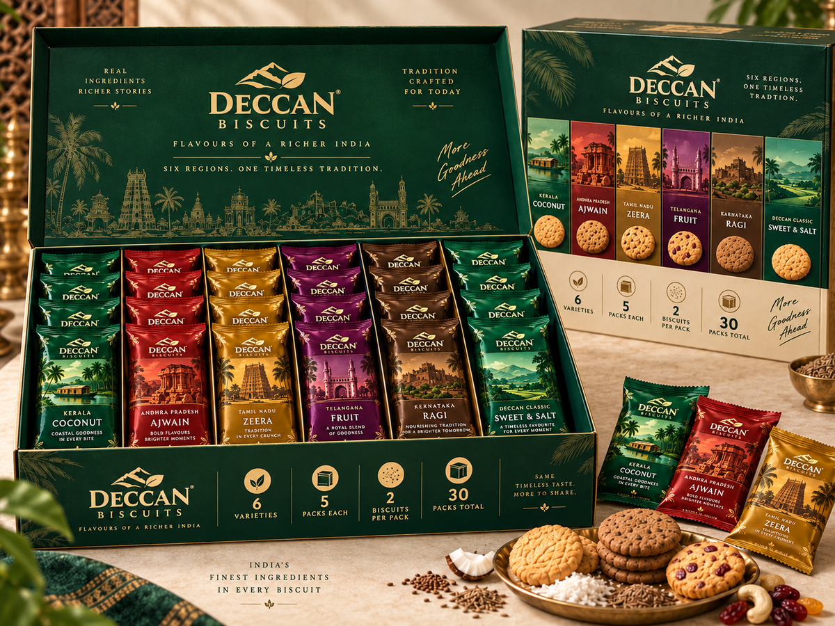 Deccan Twin-Wrapped Tea Biscuit Collection