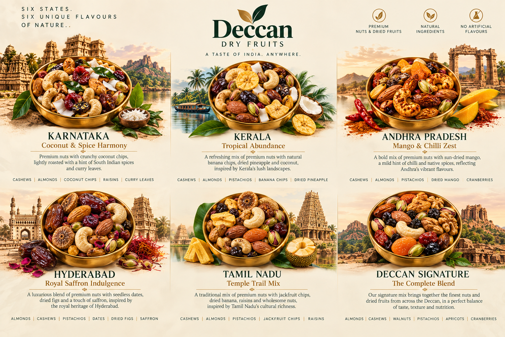 Deccan Dry Fruits — Six Regional Collections