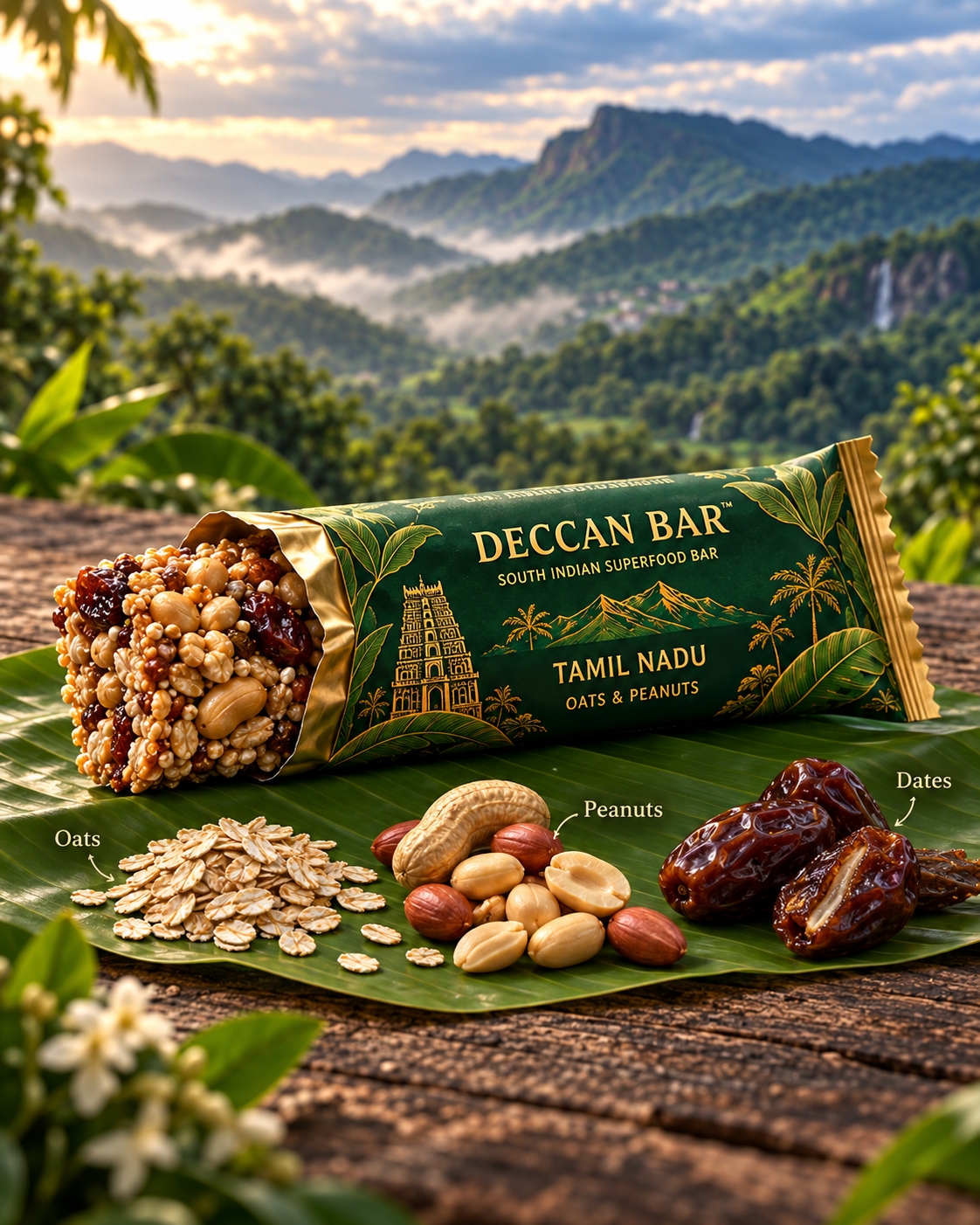 Deccan Bar Tamil Nadu – Oats & Peanuts