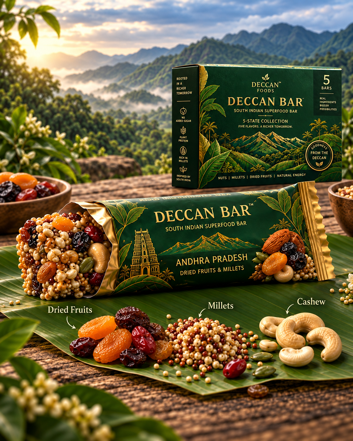 Deccan Bar Andhra Pradesh – Dried Fruits & Millets superfood bar