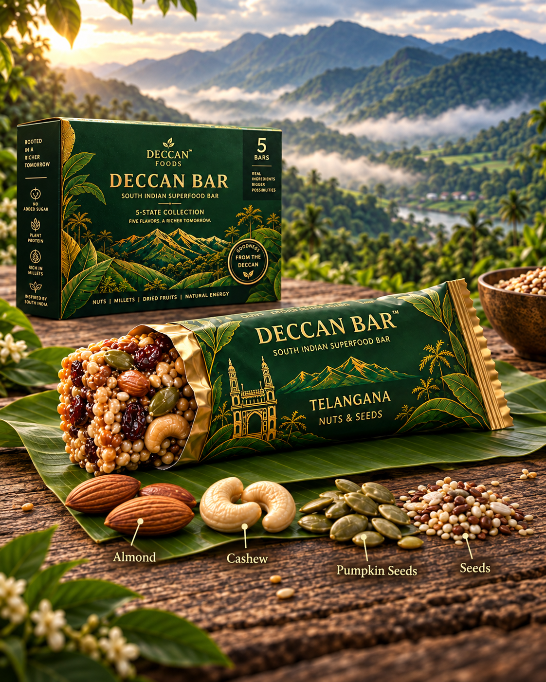 Deccan Bar Telangana – Nuts & Seeds superfood bar