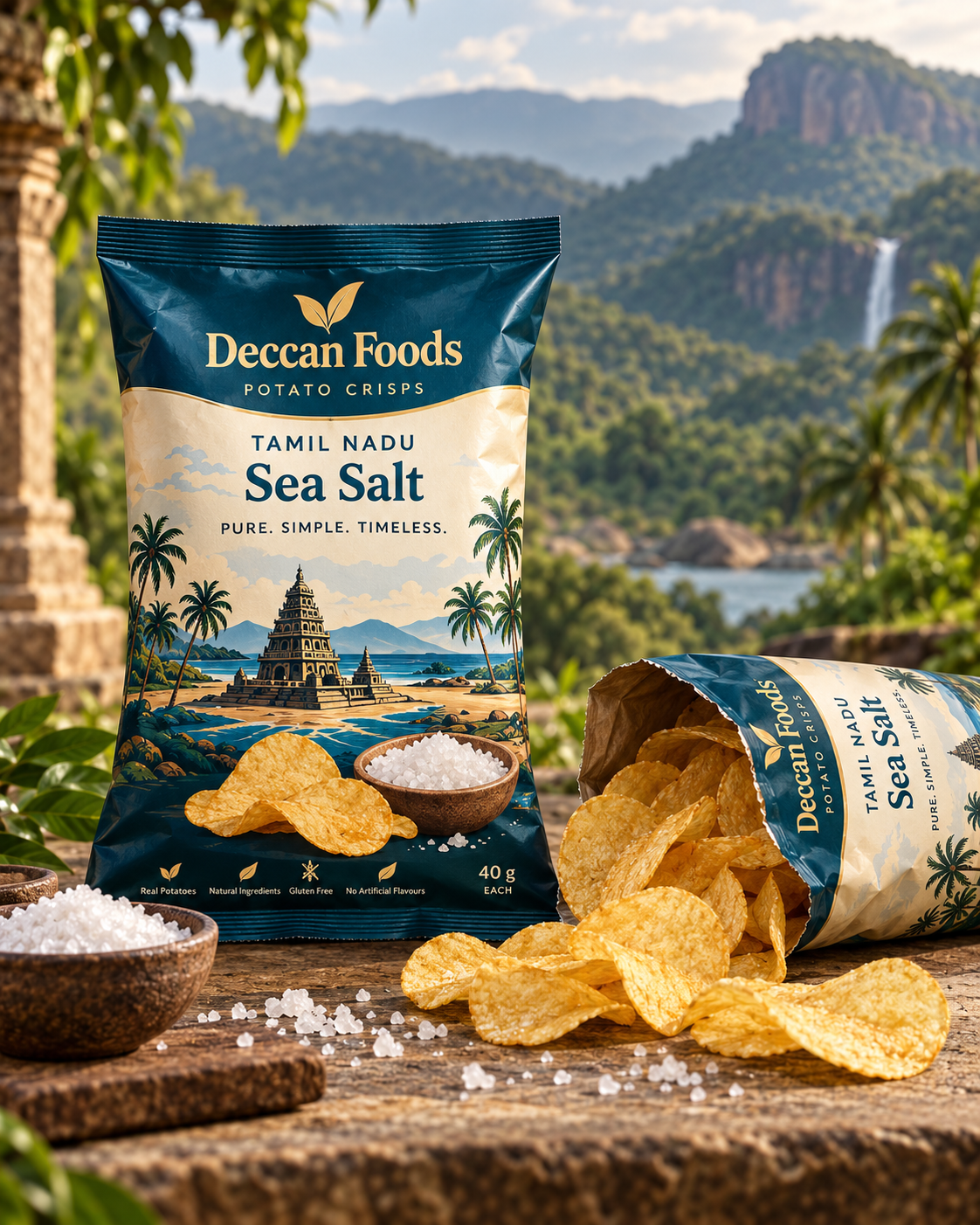 Tamil Nadu Sea Salt Potato Crisps — Deccan Foods