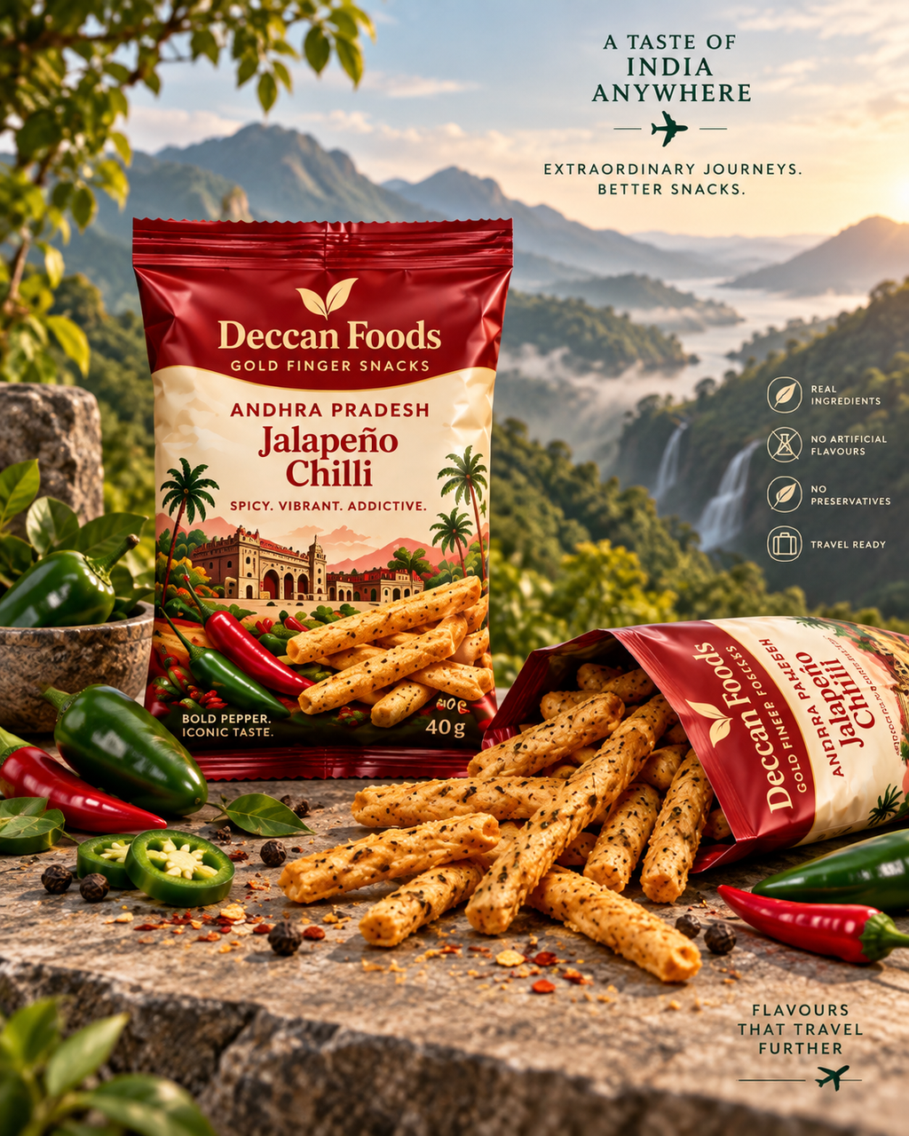 Hyderabad Sweet Chilli Gold Finger Snacks