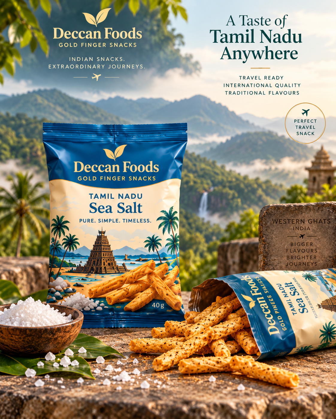 Tamil Nadu Sea Salt Gold Finger Snacks