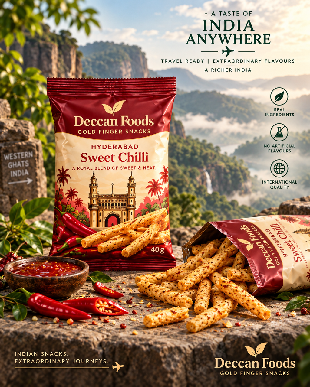 Andhra Pradesh Jalapeño Chilli Gold Finger Snacks