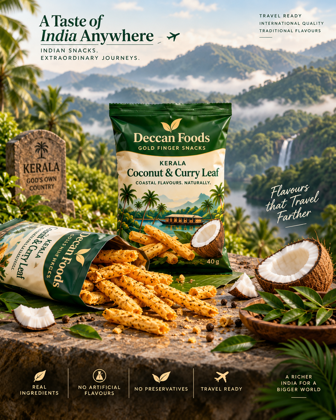 Karnataka Malabar Black Pepper Gold Finger Snacks